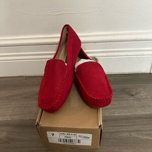 Journee Collection Red Moccasins for Women